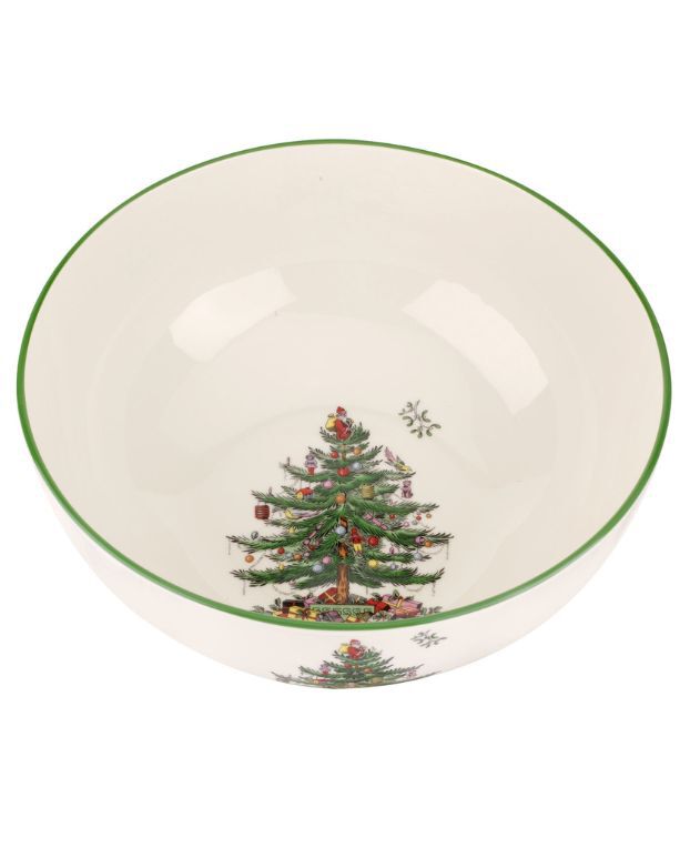 Christmas Tree Large Round Bowl